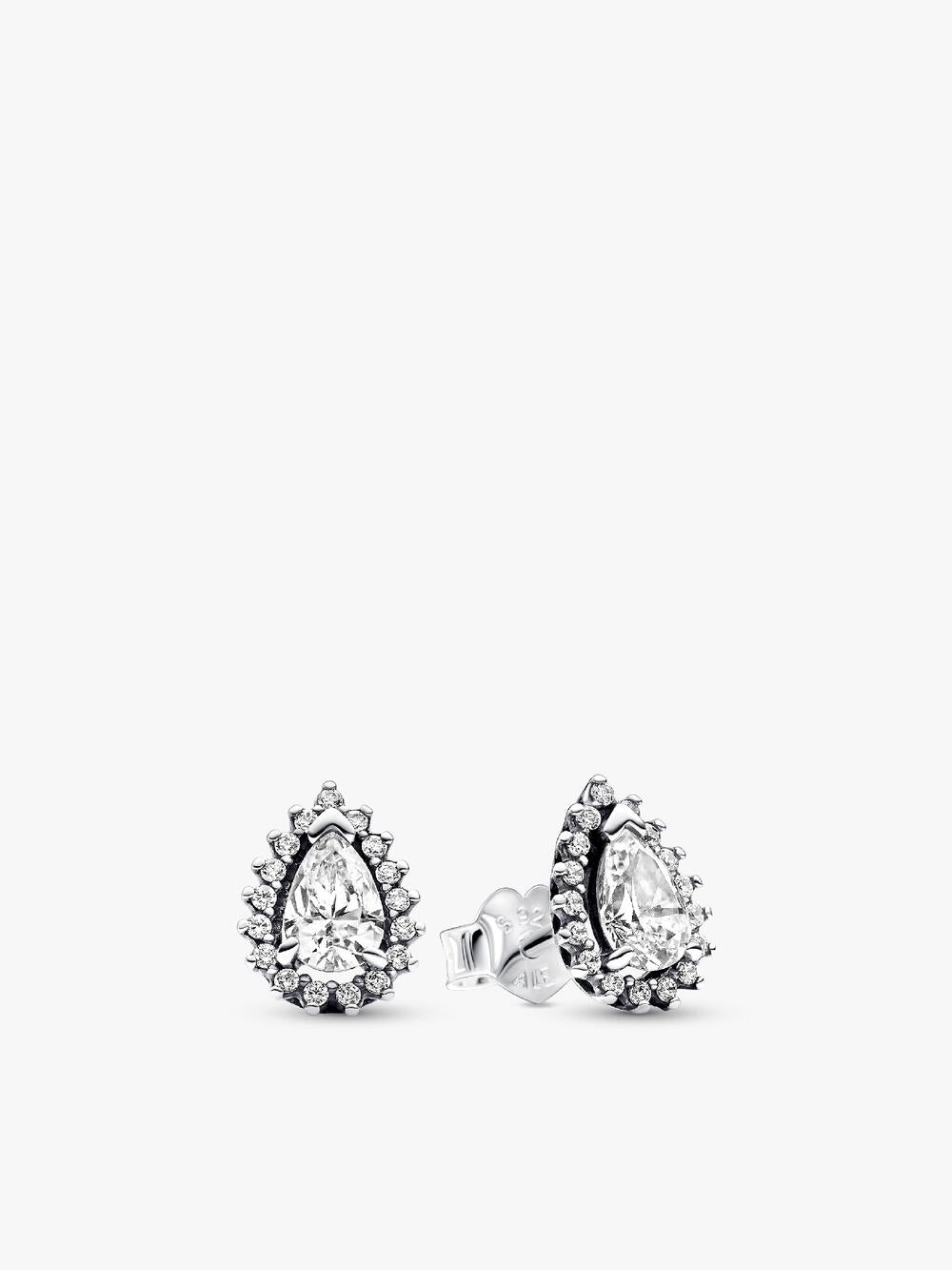 Square Sparkle Halo Ring